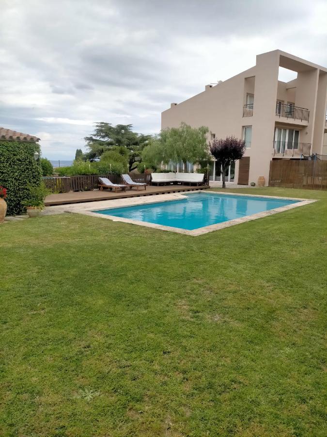 Romantic Modern Apartment Private Swimming Pool 5 Min Walk From Begur Centre Extérieur photo