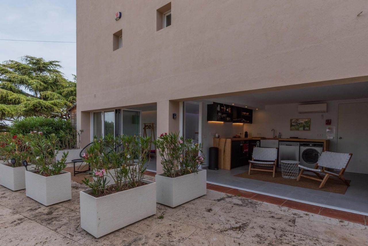 Romantic Modern Apartment Private Swimming Pool 5 Min Walk From Begur Centre Extérieur photo